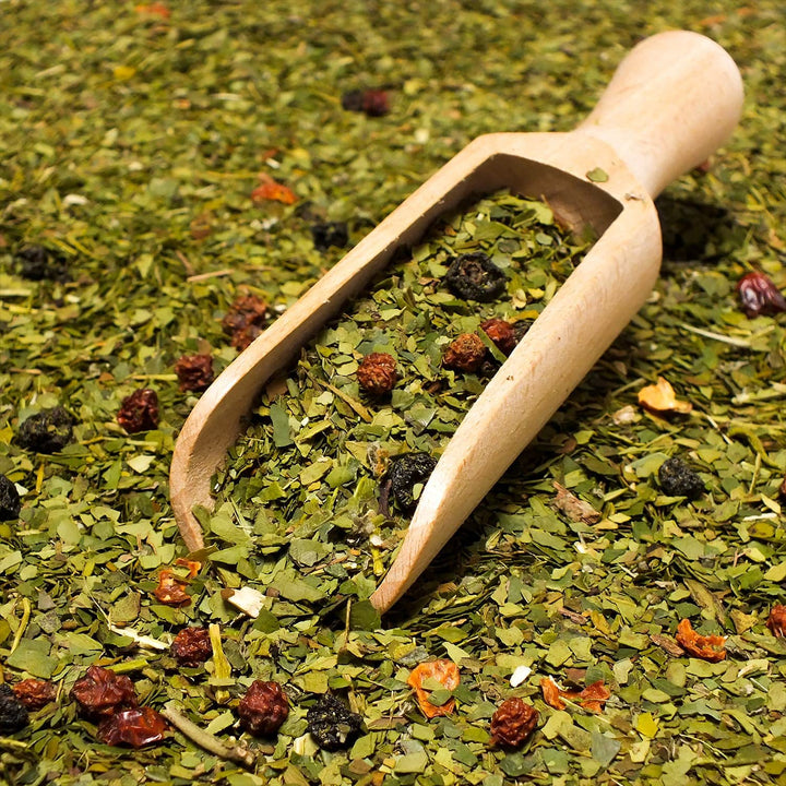 Mate Tee Verde Mate Set 1kg - Brasilien Yerba Mate - 5mm Grobe Blätter - Luftgetrocknet, Staubarm -