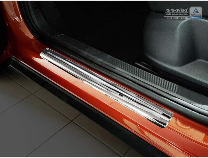 Edelstahl Einstiegsleisten kompatibel mit Volkswagen T-Roc 2017-2022 & Facelift 2022- - 'Sportline'