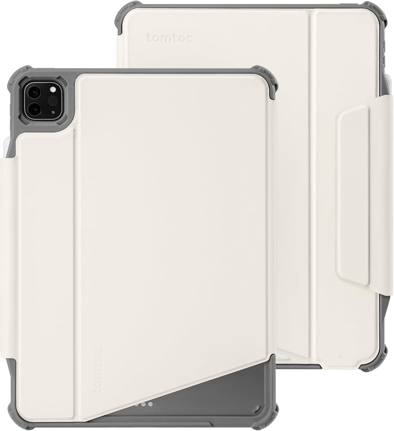 tomtoc Hülle Case für 11-Zoll iPad Pro 4./3. Gen (M2&M1) 2022-2021, Ultra Schutz abnehmbar Schutzhül