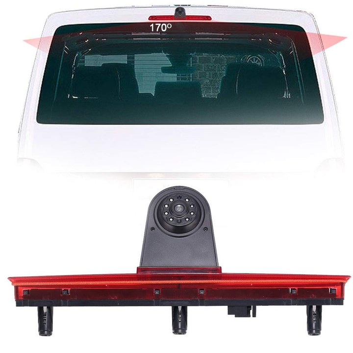 Auto Bremsleuchte Rückfahrkamera für VW T5 Bus Transporter Multivan Caravelle Bremslicht Kamera, Bre