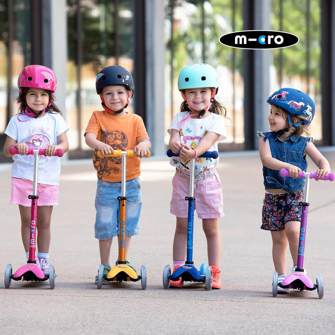 Micro™ Mini Deluxe LED | Kickboard mit LED-Vorderrollen | Lenken durch Gewichtsverlagerung| mitwachs