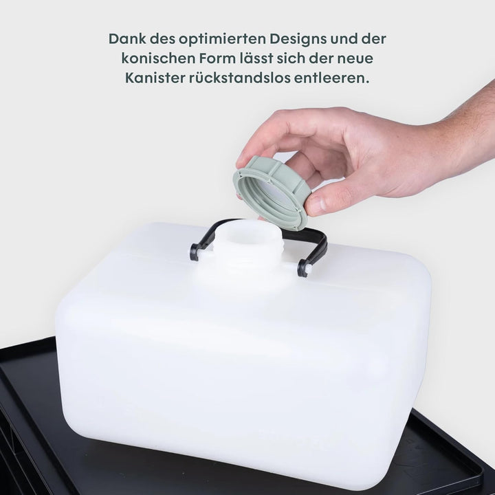 BOXIO - Kanister: 5L verschliessbarer Wasserkanister für Campingtoilette oder Wassertank für die Cam