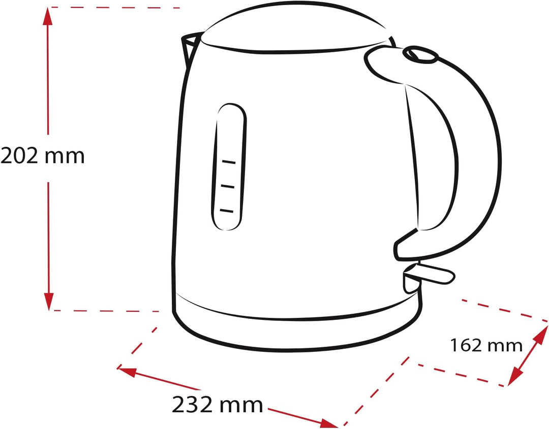 Wasserkocher - MELITTA - Prime Aqua mini Top, Edelstahl, 1,0 L, 2200 W, externe Wasserstandsanzeige,