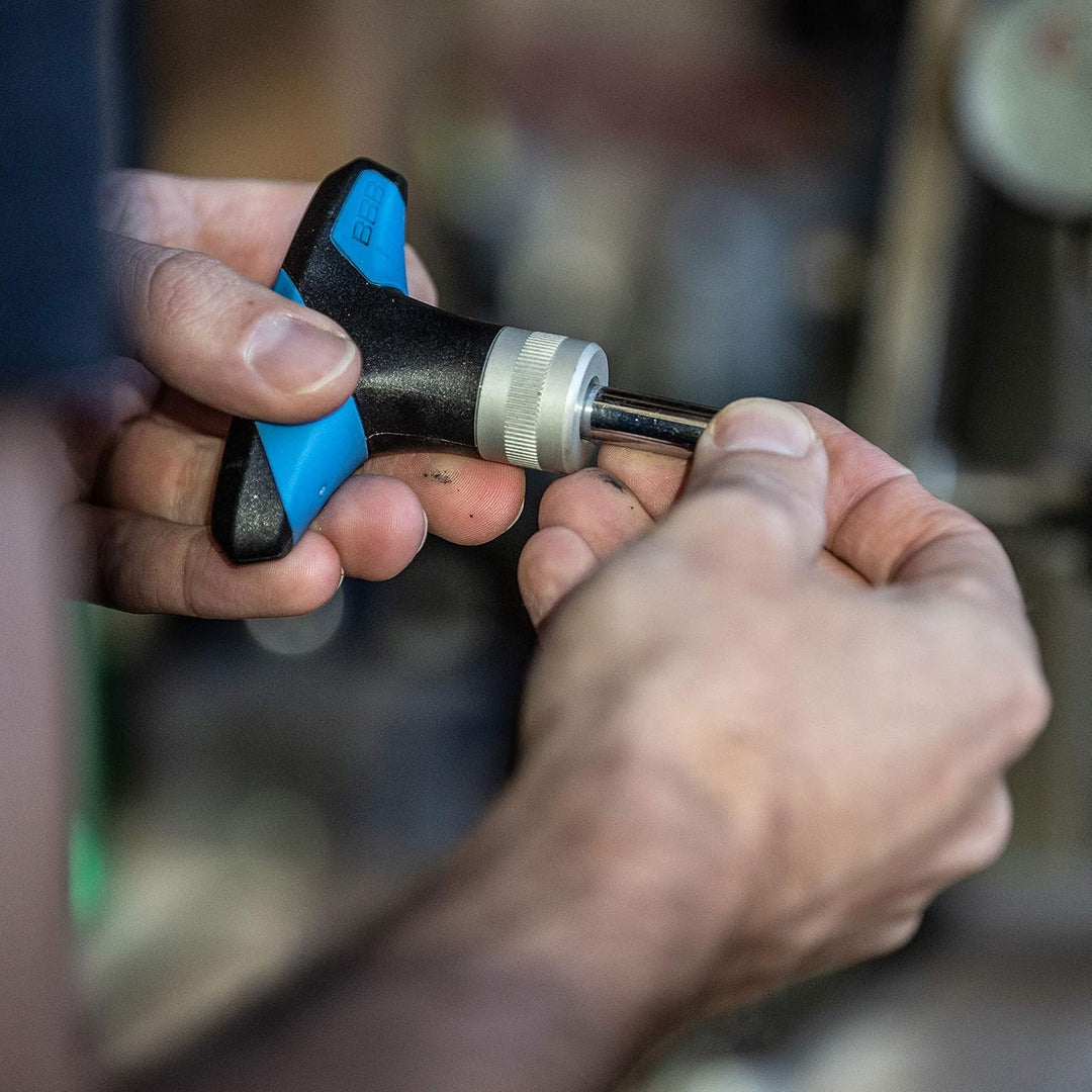 BBB Cycling Fahrrad Drehmomentschlüssel 4Nm Werkzeug mit Inklusive Inbusschlüssel 2, 3, 4, 5, 6 und