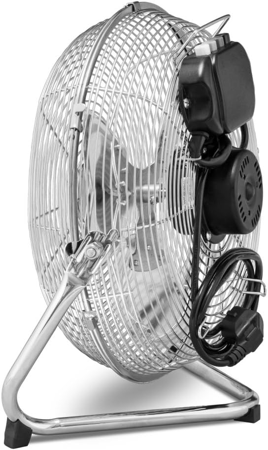 TROTEC Bodenventilator TVM 12 – 37 Watt, Neigungswinkel 100°, 3 Stufen, Ø 30 cm, kippfester Stand, l