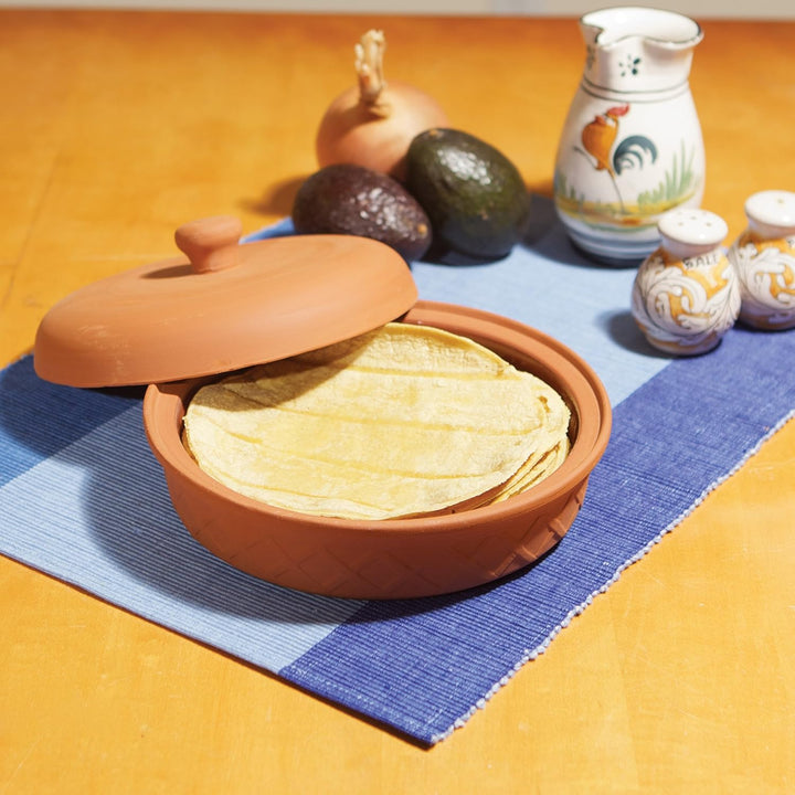 Fox Run Keramik 3943 Tortilla-Wärmer, Terra Cotta Terra Cotta Tortilla-Wärmer