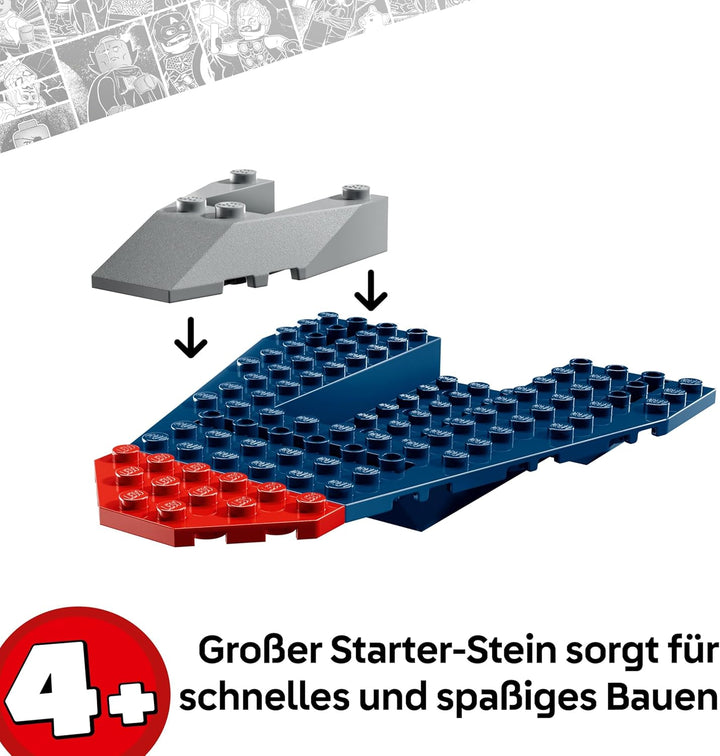 LEGO ǀ Marvel Captain America vs. Thanos - Kinder Spielzeug mit Minifiguren - Kreatives Geschenk für