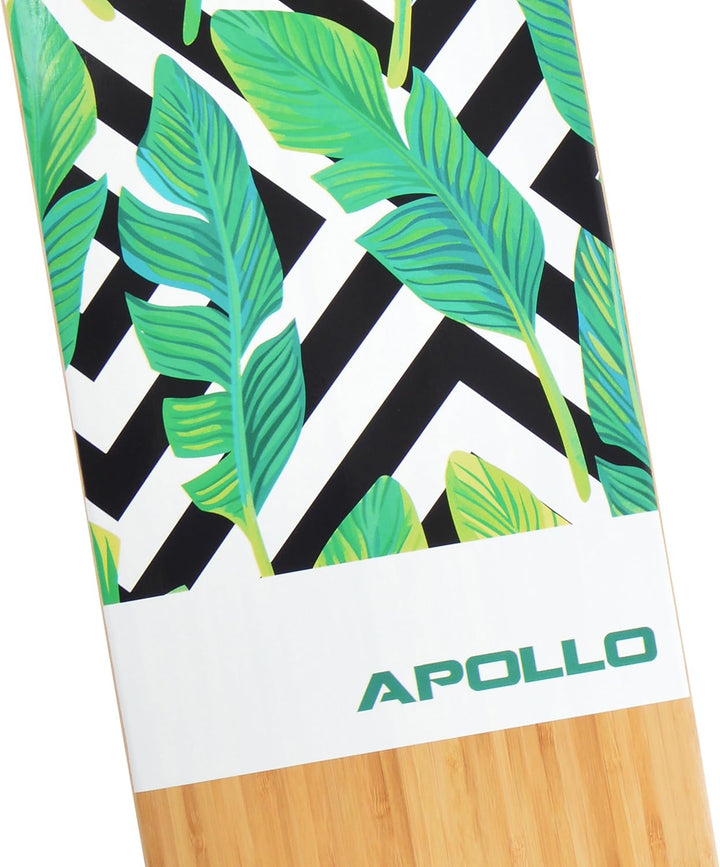 Apollo Longboard, Komplettboard mit High Speed ABEC Kugellagern, Drop Through, Freeride, Skaten, Cru