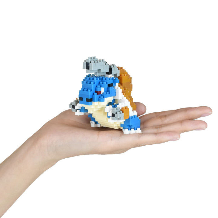 nanoblock Klemmbaustein Set Pokémon MEGA-Blastoise 250 Teile, Geschicklichkeitslevel 2, NBPM-093