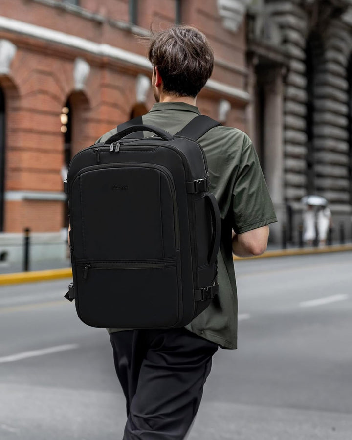 LOVEVOOK Handgepäck Rucksack Flugzeug, 40L Gross Reiserucksack Herren Damen Laptop Rucksack 17 Zoll,