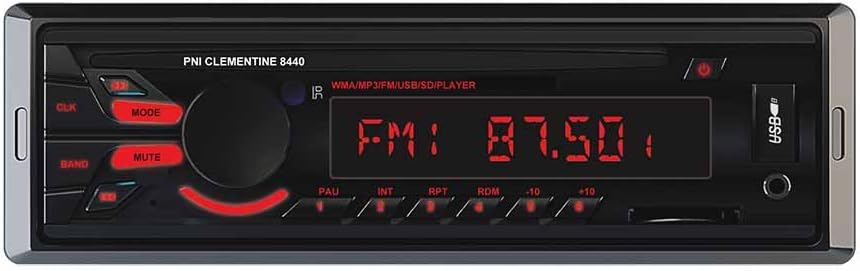 Autoradio PNI 8440, digitaler Media-Player, 4 x 45 W Car Audio FM-Radio, Auto-MP3-Player USB/SD/AUX