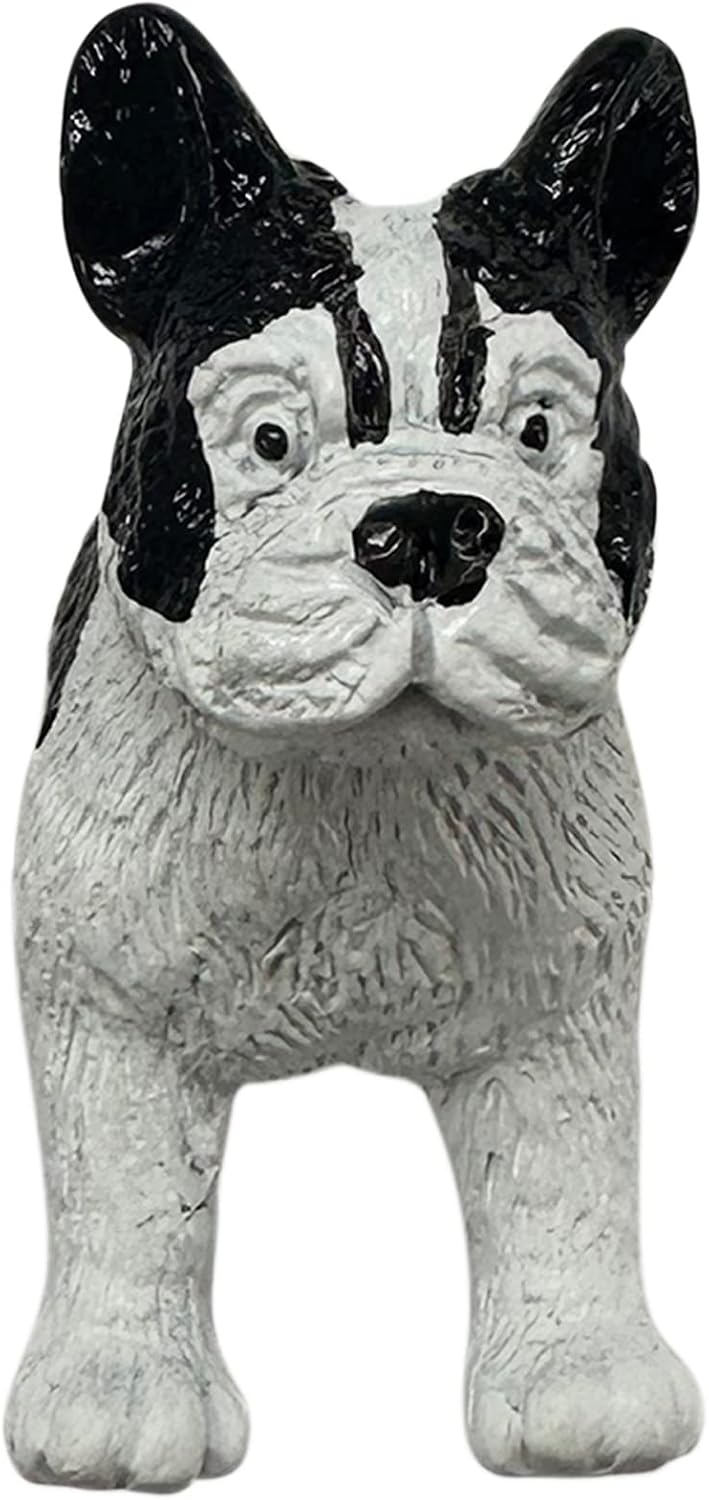 Outset 66617 Frenchie Maishalter, Edelstahl, Schwarz/Weiss 1” x 2.25” x 1.75” Schwarz / Weiss, 1” x