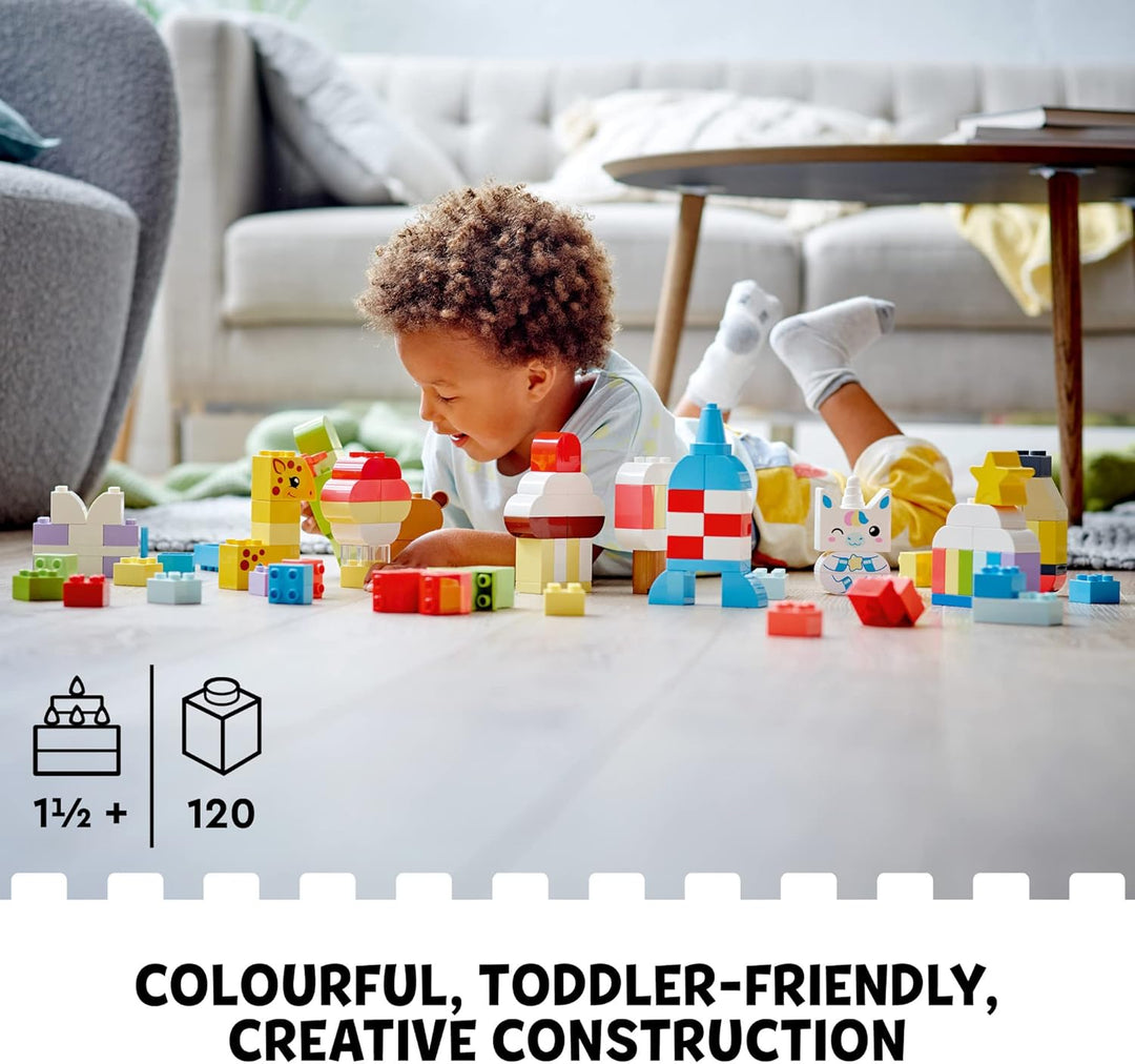 LEGO DUPLO Creative Building Time 10978 Colorful Construction Toy for Preschoolers Aged 18 Months an