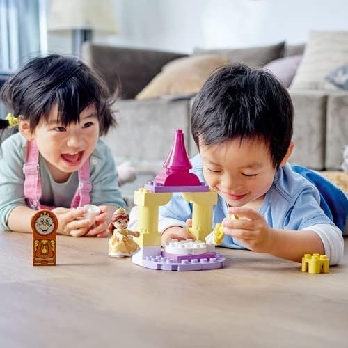 LEGO 10960 DUPLO Belles Ballsaal, Die Schöne und das Biest, Schloss und Prinzessinnen-Spielzeug für