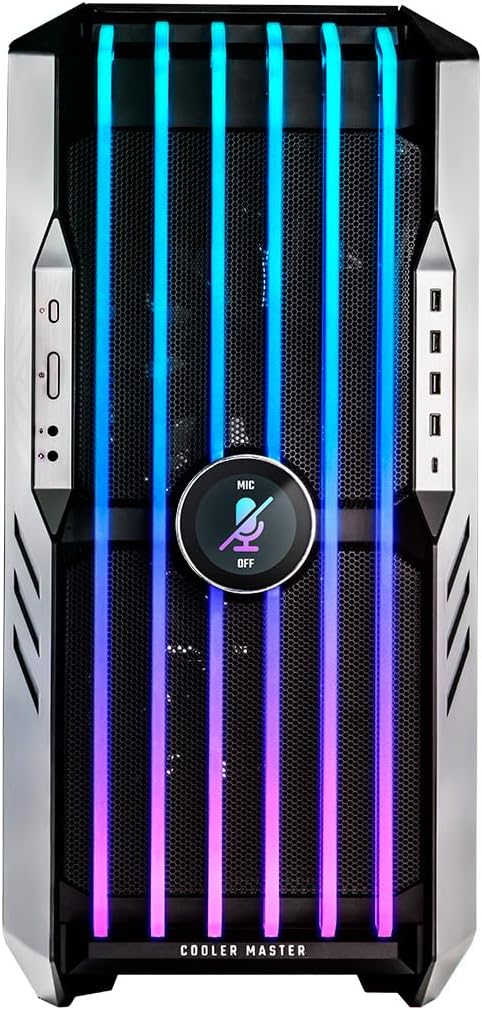 Cooler Master HAF 700 EVO PC-Gehäuse – Big-Tower mit 5 x vorinstallierten Lüftern, E-ATX-Kompatibili