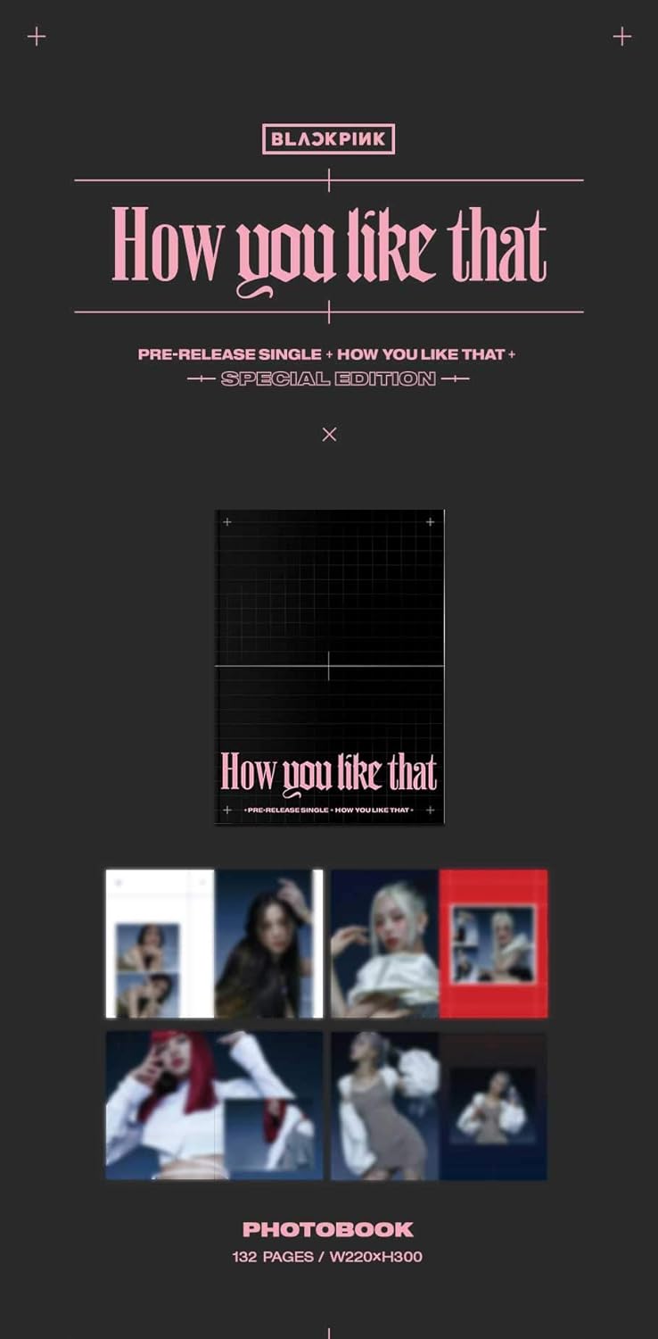 Blackpink – How You Like That (Special Edition) Album + Folded Poster + Hologram Photocard Set