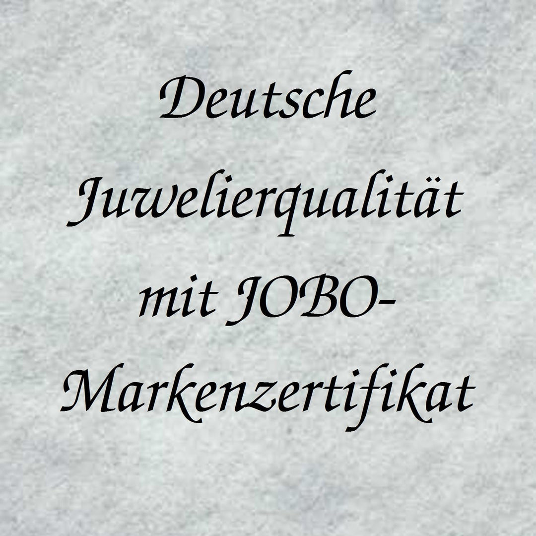JOBO Damen-Ohrhänger Tropfen aus 333 Weissgold mit Zirkonia