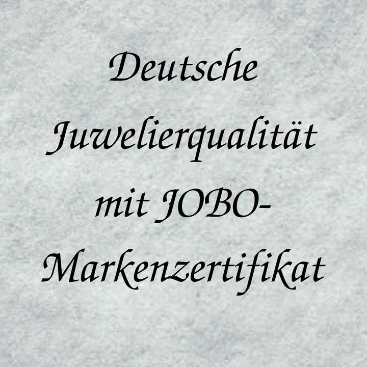 JOBO Damen-Ohrhänger Tropfen aus 333 Weissgold mit Zirkonia