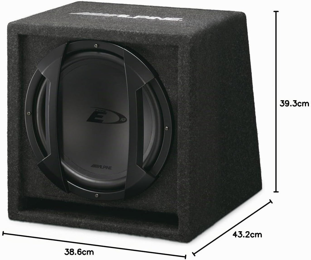 Alpine SBE-1244 BR Subwoofer Bassreflex, SBE-1244BR