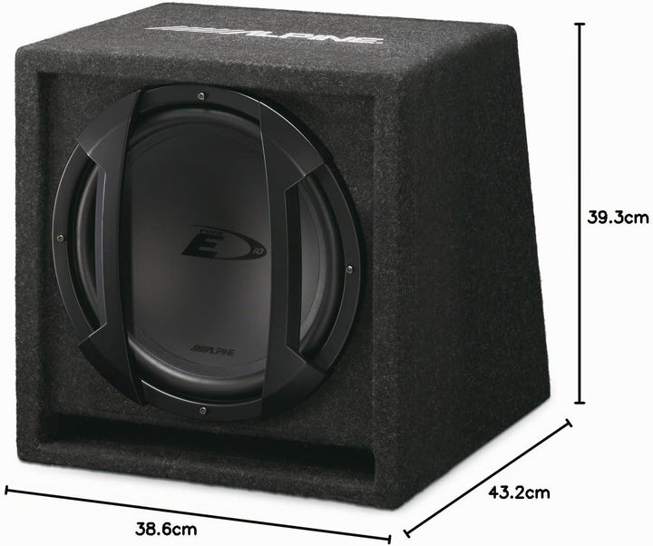 Alpine SBE-1244 BR Subwoofer Bassreflex, SBE-1244BR