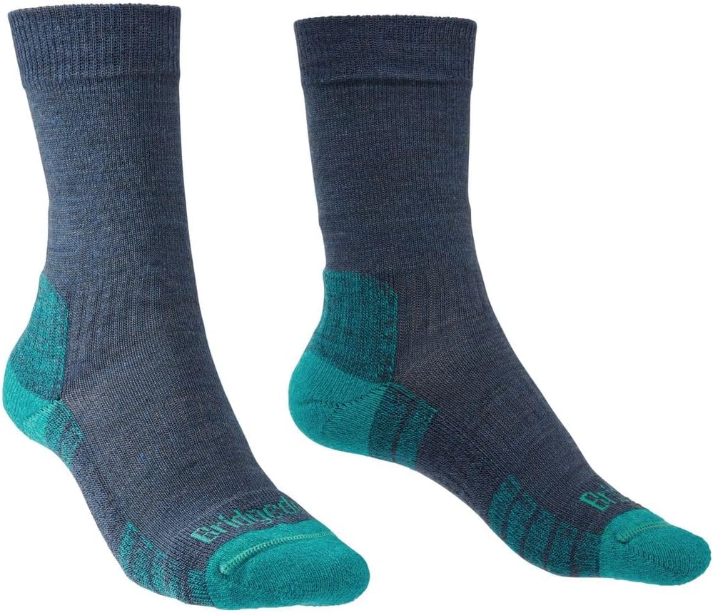 Bridgedale Damen 710652/435/L Socken, Denim, L