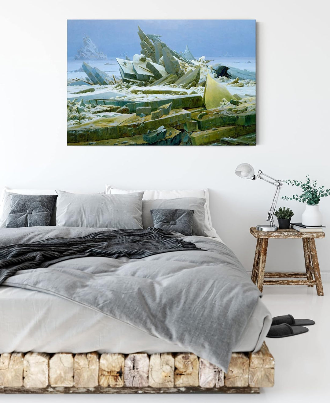 Caspar David Friedrich - Das Ekseer als Leinwandbild / Grösse: 120x80 cm / Wandbild / Kunstdruck / f