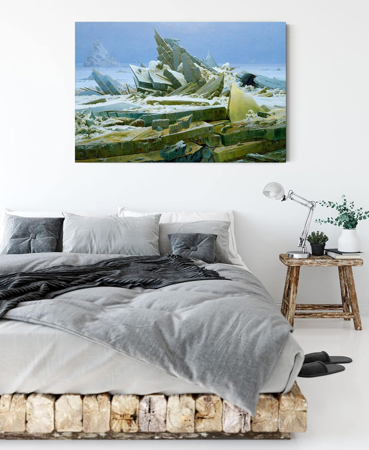 Caspar David Friedrich - Das Ekseer als Leinwandbild / Grösse: 120x80 cm / Wandbild / Kunstdruck / f