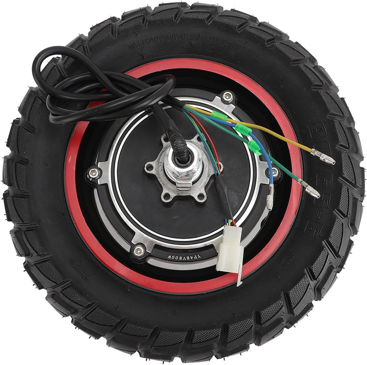 Elektroroller Nabenmotor Hinterrad für KUGOO M4 M4pro, 48V 800W 10 Zoll E-Roller Hinterrad Antriebsm