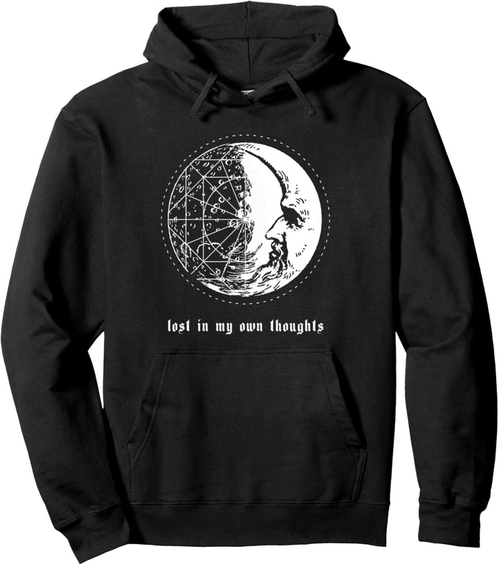 Aesthetic Occult Vintage Mond Gothic Okkult Fashion Goth Pullover Hoodie