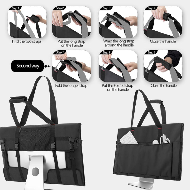 Trunab Monitortasche IMac-Transport Kompatibel mit iMac 27&