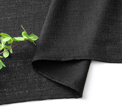 MIULEE 2er Set Voile Vorhang Sheer Leinenvorhang mit Ösen Transparente Unregelmässige Textur Gardine