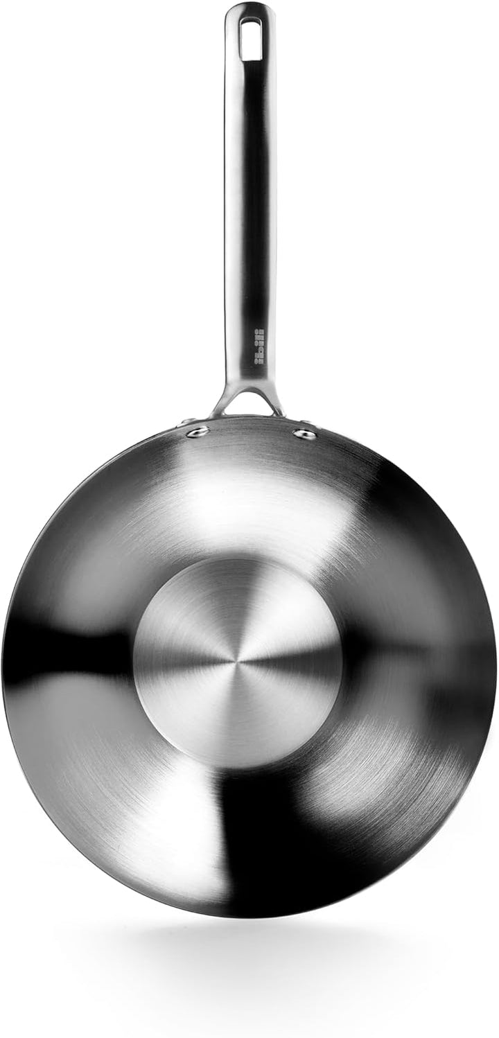 IBILI - Wok, 5 Lagen, Element 28 cm, ohne Antihaftbeschichtung, 5-lagig, induktionsgeeignet