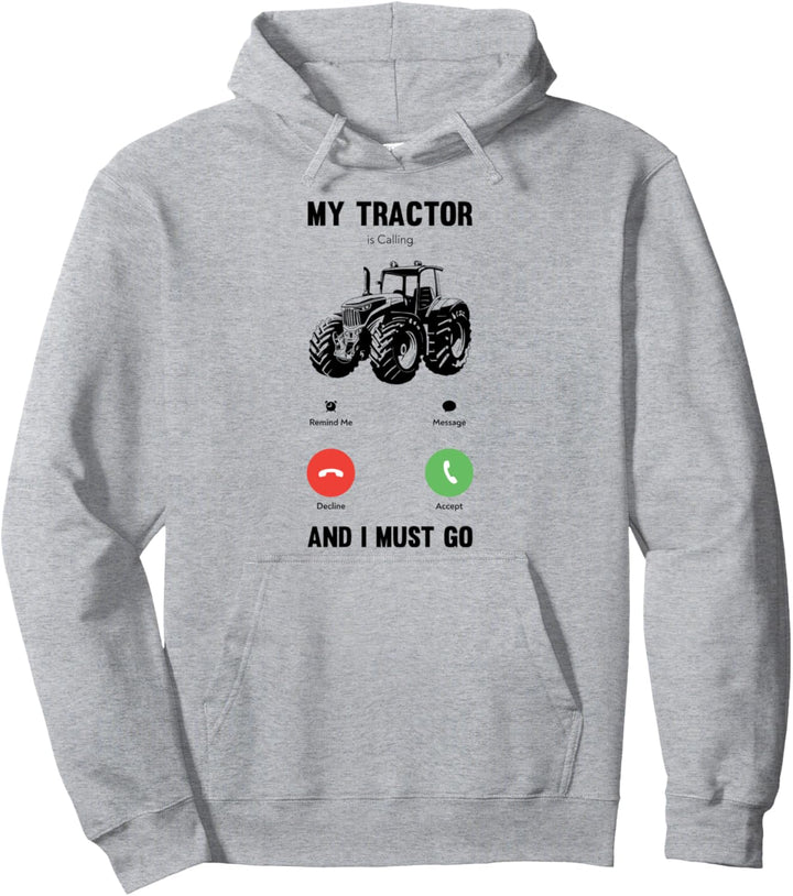 Mein Traktor ruft an und ich muss lustiger Farmer Pullover Hoodie