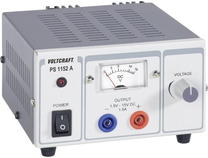 Voltcraft Labornetzgerät, einstellbar PS-1152 A 1.5-15 V/DC 1.5-1 A 22.5 W Anzahl Ausgänge 1 x