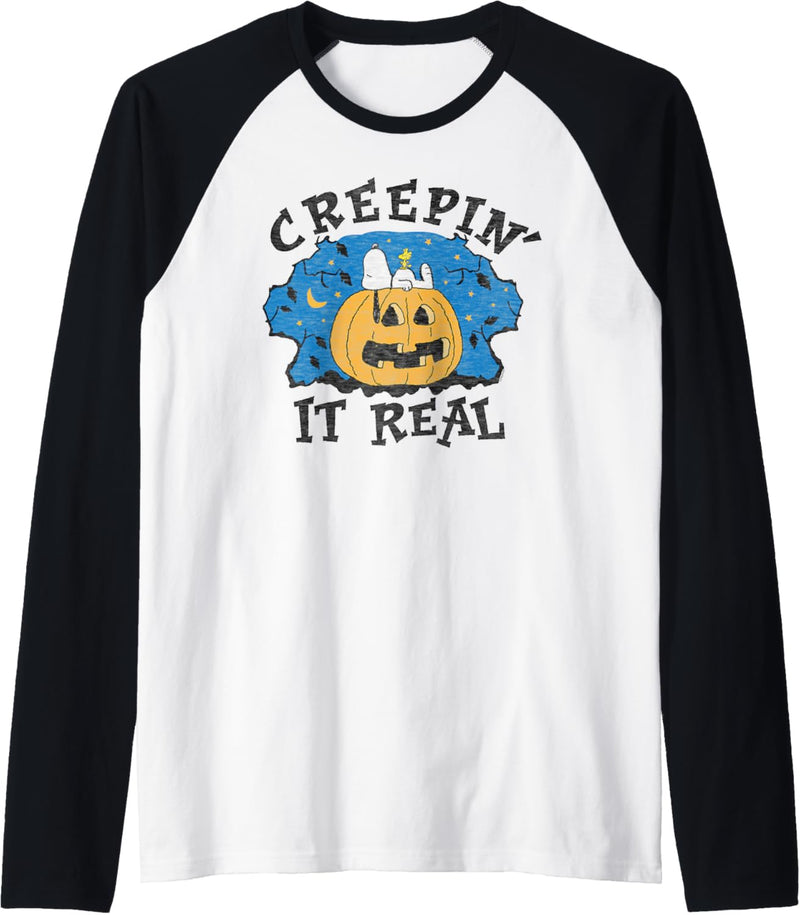 Peanuts Halloween Snoopy echt Raglan