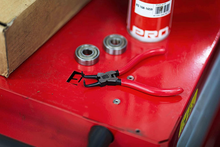 RS PRO Sicherungsringzange gebogen 125 mm 3 → 10 mm