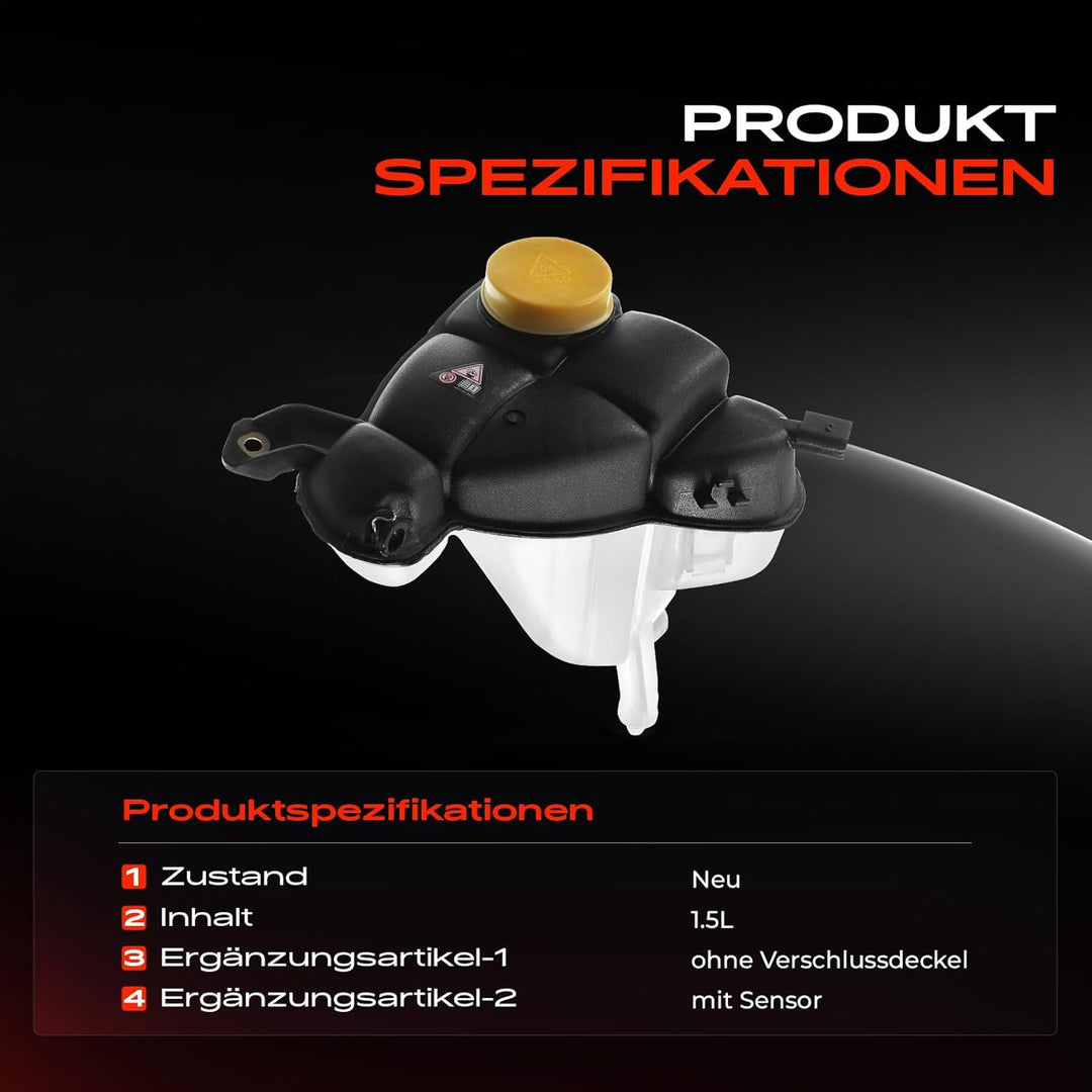 Frankberg Ausgleichsbehälter Kühlmittel Ohne Sensor und Deckel für R-Klasse W251 V251 R280 R300 R320