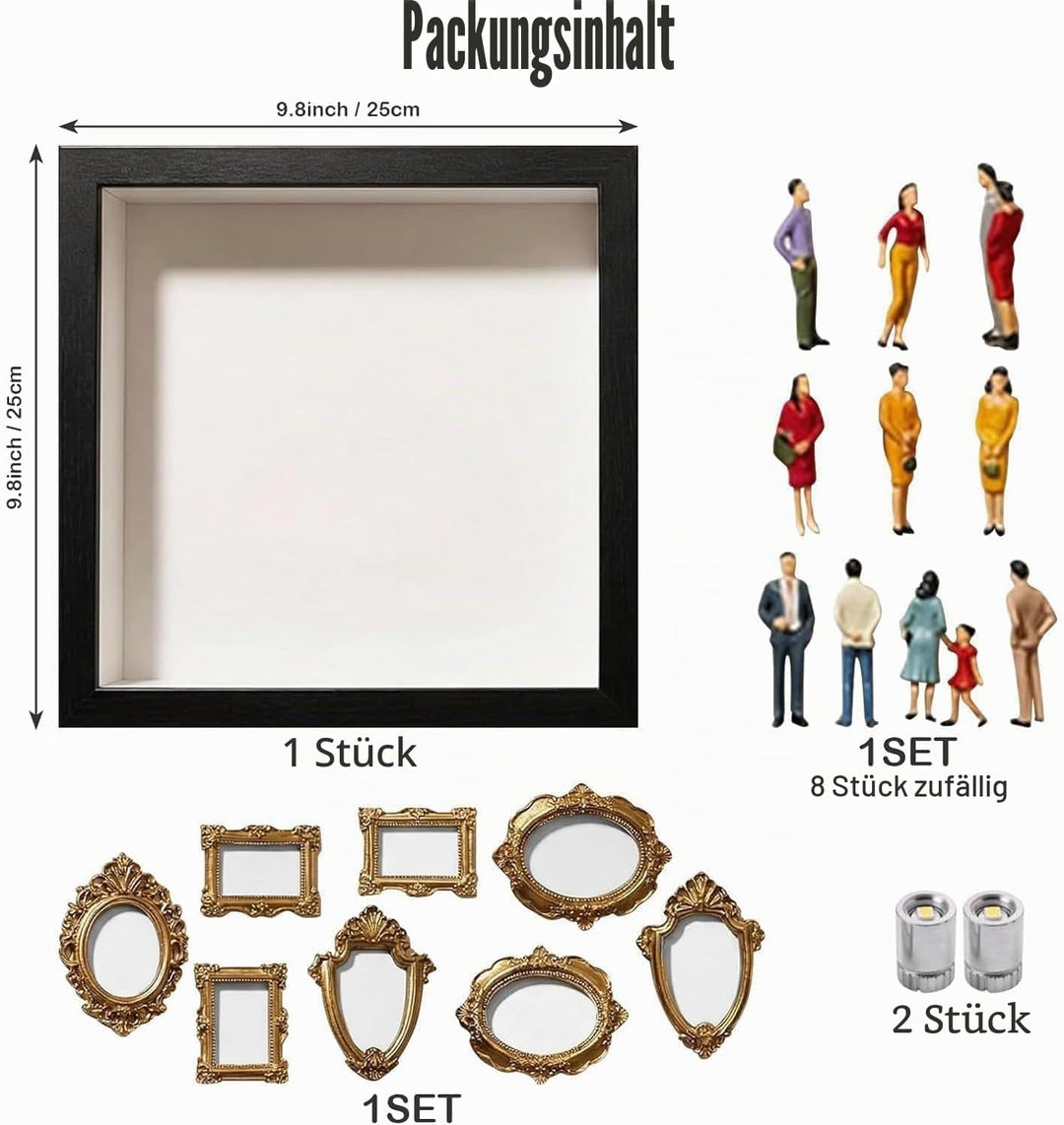 DIY Mini Museum Silhouette Box, DIY Mini Museum Bilderrahmen, Museum of Us