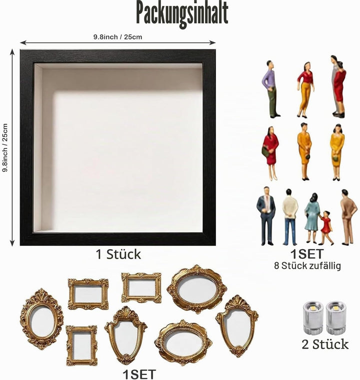 DIY Mini Museum Silhouette Box, DIY Mini Museum Bilderrahmen, Museum of Us