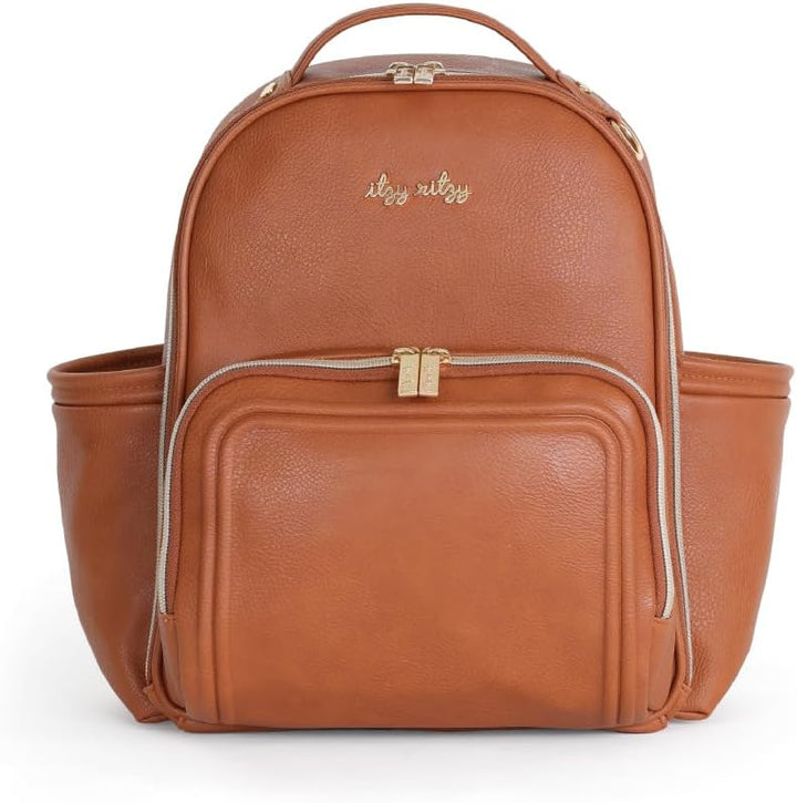 Itzy Ritzy Wickeltasche Mini Plus – Wickelrucksack klein für Mama & Papa, Baby Bag mit 10 Fächern, i