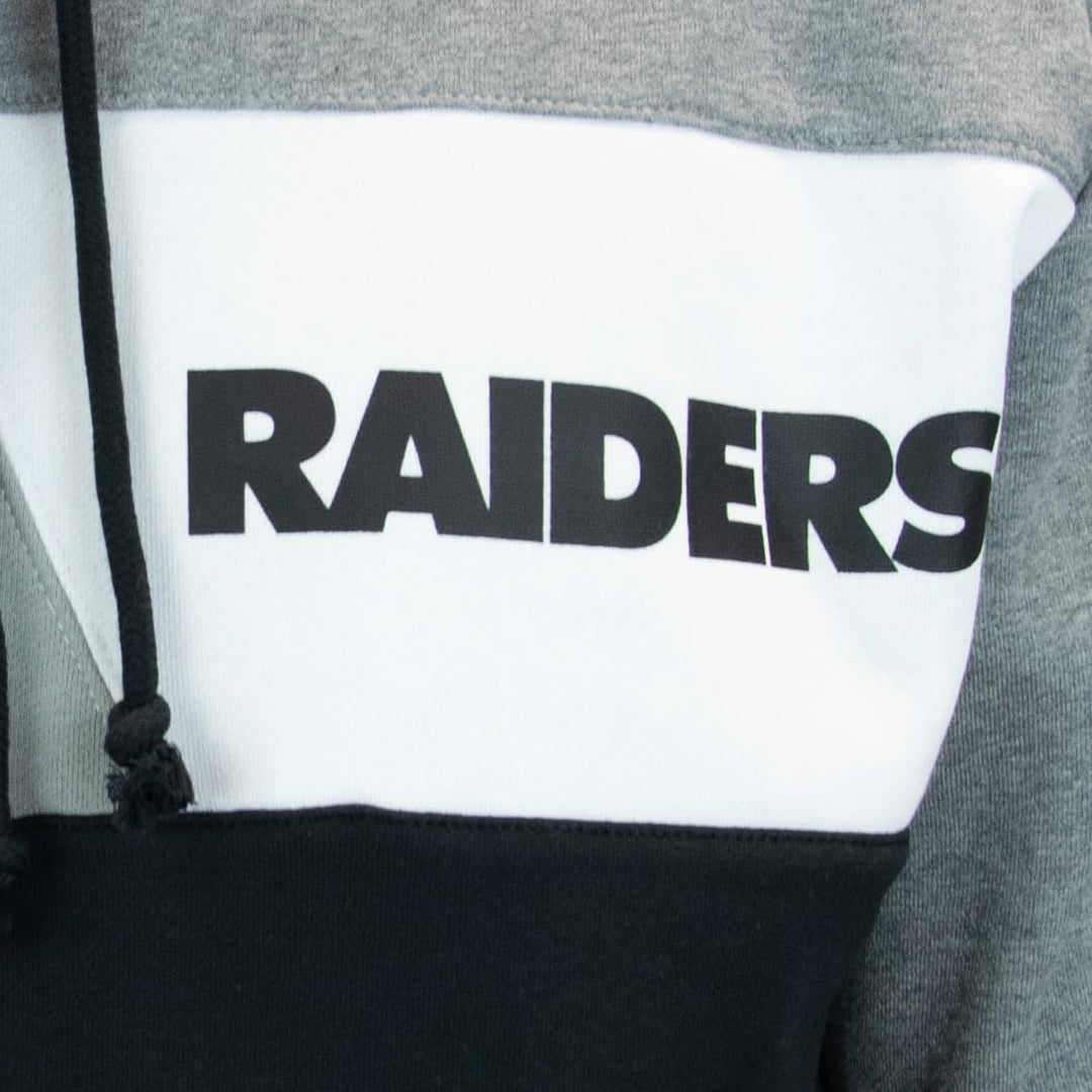 Mitchell & Ness NFL Color Blocked Fleece Hoodie S Oakland Raiders, S Oakland Raiders
