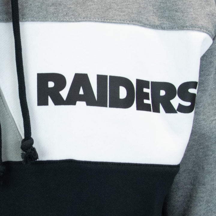Mitchell & Ness NFL Color Blocked Fleece Hoodie S Oakland Raiders, S Oakland Raiders