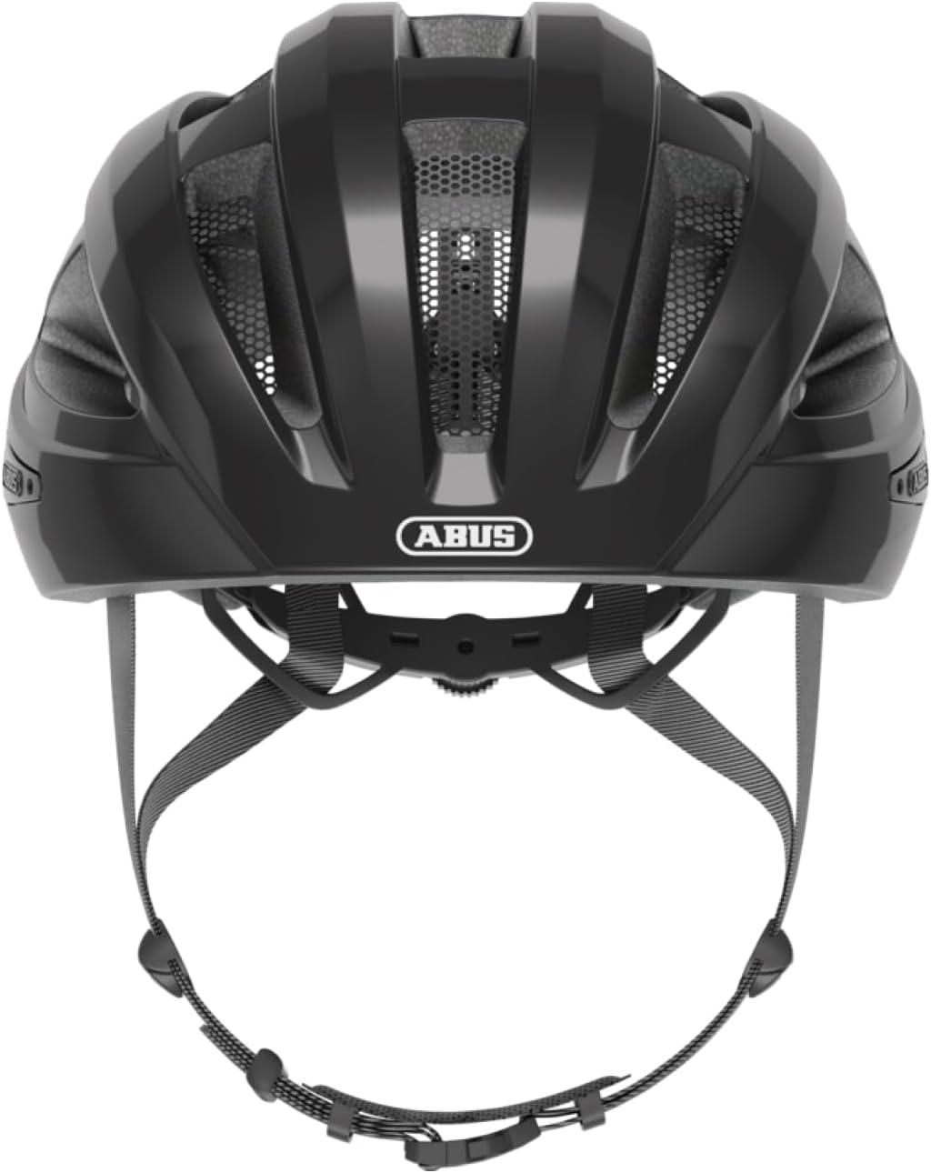 ABUS Rennradhelm Macator - sportiver Fahrradhelm für Einsteiger - auch für Zopfträger/-innen - für D