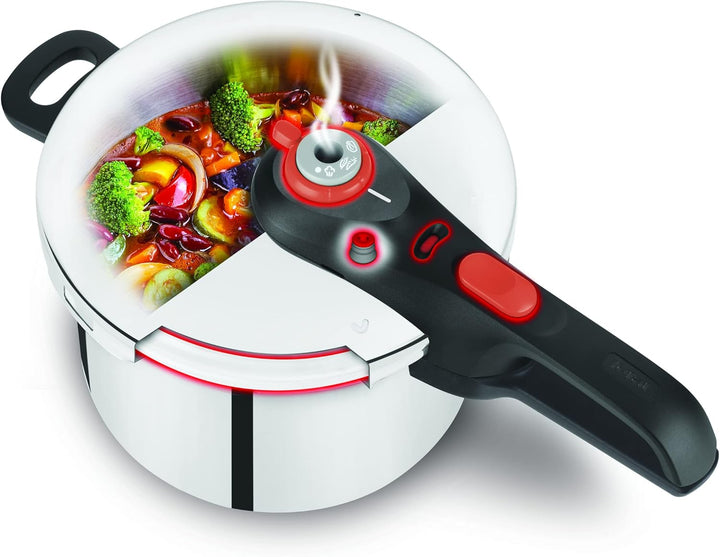 Tefal X90101 Dichtungsring l für Secure 5 l für den 4l und 6l Topf l 22 cm l Weiss