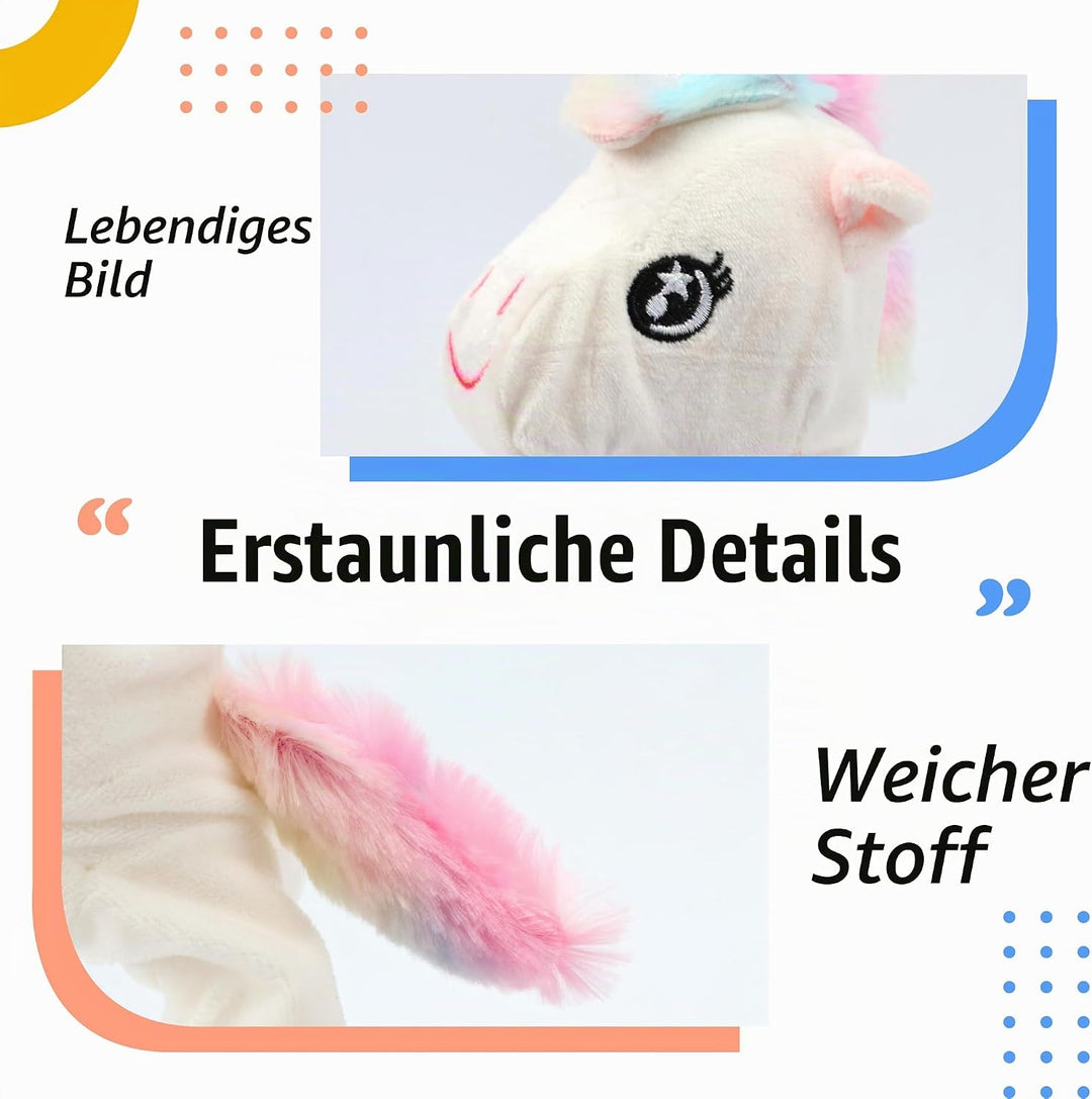 Hopearl Leuchtendes Tanzendes Einhorn Spielzeug Wiederholt Gesagtes Sprechendes Spielzeug Wackeln Si