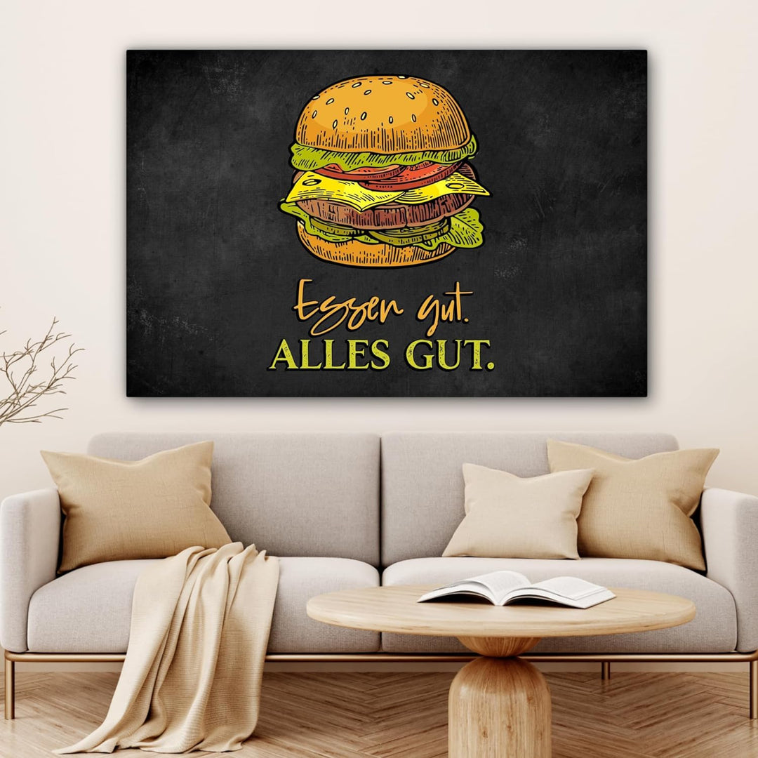 MuchoWow© Wandbilder Gross 120x80 cm XXL Schlafzimmer Home Deko Wohnung Bild Wohnzimmer Fotoleinwand