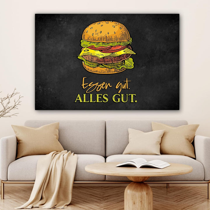 MuchoWow© Wandbilder Gross 120x80 cm XXL Schlafzimmer Home Deko Wohnung Bild Wohnzimmer Fotoleinwand