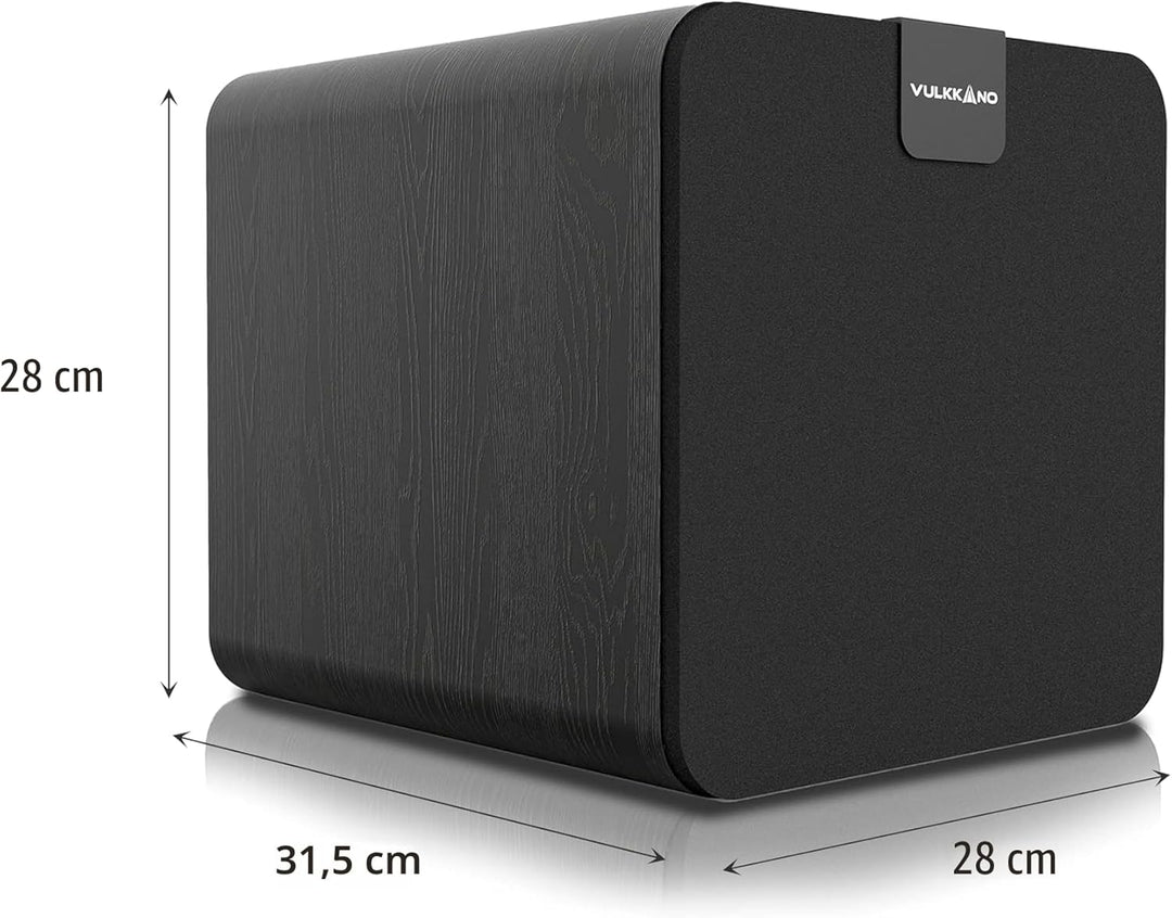 VULKKANO SUB8 Subwoofer Activ 8 Zoll, Frequenz 40Hz-250Hz