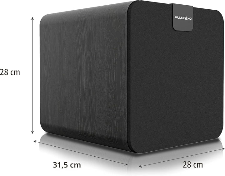 VULKKANO SUB8 Subwoofer Activ 8 Zoll, Frequenz 40Hz-250Hz