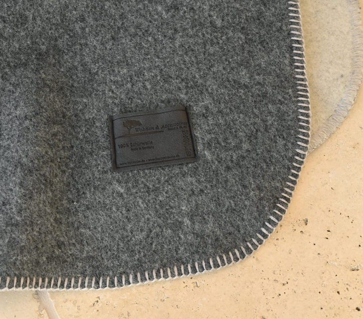Warme Kuscheldecke Wolldecke Naturalana Doubleface Sofadecke Couchdecke Wohndecke - 100% Schurwolle
